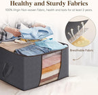 Lifewit 2 Pack 60L Clothes Storage Bins - Image 3