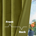 BGment 108 Inch Velvet Blackout Curtains - Image 4