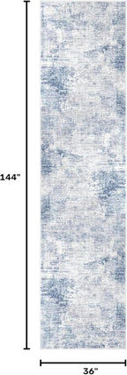 Abstract Runner Rug 3x12 Ft Washable Runners - Image 2