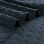 ROARINGWILD Navy Blue King Size Quilt Bedding Set - Image 8