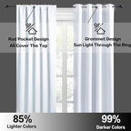 RYB HOME RV Curtains for Camper Windows, Mini Small Curtain Tiers | Thermal - Image 5