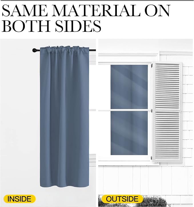 NICETOWN Window Treatment Blackout Curtains and Draperies - Image 6