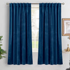BGment Blackout Velvet Curtains 72 Inches Long by BGment
