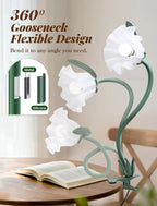 Clip On Light and Bed Headboard Lamp, Valentines Day Gifts - Image 5