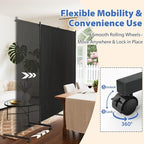 Large Single Panel Room Divider, Thickened Fabric Partition Wall - Image 5