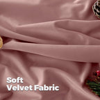 BGment Dusty Rose Pink Velvet Blackout Curtains 84 Inches - Image 5