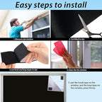 Vanten Upgraded Blackout Curtains, 100% Blackout Window Shades - Image 5