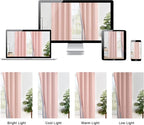 XWZO 100% Blackout Curtains 63 Inches Length - Image 8