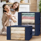 3 Pack Storage Bags for Clothes Blanket Storage Bins - Image 7