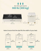 SONGMICS Storage Ottoman Bench - Image 3