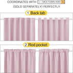 NICETOWN Bedroom Blackout Curtain Panels - Image 3