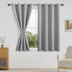 DWCN Blackout Short Curtains for Bedroom by DWCN