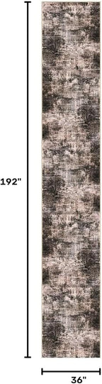 Abstract Runner Rug 3x16 Ft Washable Runners - Image 2