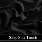 RYB HOME Black Velvet Blackout Curtains 94 inches - Image 6