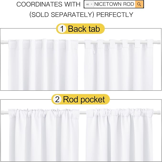 NICETOWN Living Room Curtain Drapes - Image 3