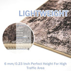 Abstract Runner Rug 3x6 Ft Washable Runners - Image 5