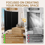 Room Divider 102'' Wide Folding Room Divider Panel - Image 4