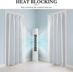 RYB HOME Short White 100% Blackout Curtains - Image 4