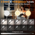Cordless Reading Lamp with Clamp, 3.5'' Rechargeable LED Clip Light - Image 2