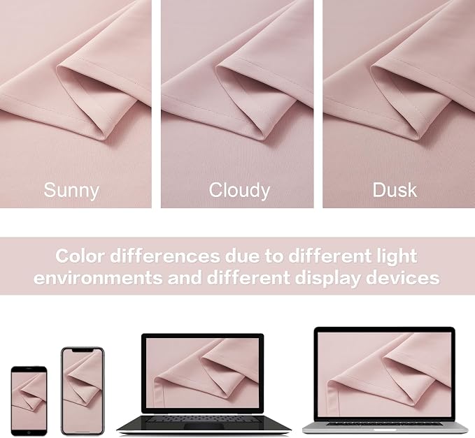 102 Inch Curtains Pink - Image 5