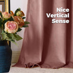 BGment Dusty Rose Pink Velvet Blackout Curtains 84 Inches - Image 8