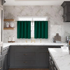 BGment Emerald Green Blackout Curtains 36 Inch Length - Image 2