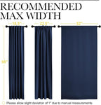 NICETOWN Window Treatment Blackout Curtains - Image 7