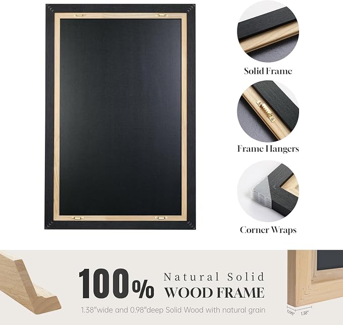 Large Framed 3D Textured Abstract Wall Art - Image 7