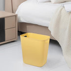 UUJOLY Plastic Small Bathroom Trash Can Wastebasket, 3.5 Gallon, Laundry Room - Image 2