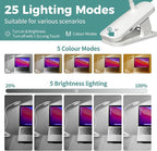 CUHIOY 2Pack Rechargeable Clip on Reading Light - Image 5