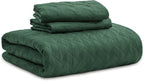 Bedsure King Size Quilt, Lightweight Comforter Set, Dark Green Bedspread | - Image 9