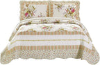 Fancy Collection 3pc Bedspread Bed Cover New - Image 2