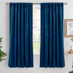 BGment Blackout Velvet Curtains 72 Inches Long - Image 2