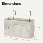 Amazon Basics Bedside Caddy Hanging Storage Organizer - Image 5