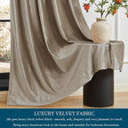 PRIMROSE Taupe Curtains 108 inch - Image 4