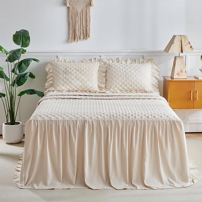 Ruffle Skirt Bedspread Set - Image 2