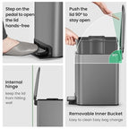 Cesun Small Bathroom Trash Can - Image 5