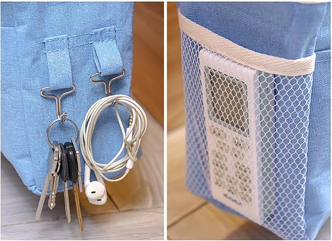Bedside Caddy, Large Capacity Hanging Bedside Organizer - Image 4