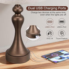 Touch Lamps for Nightstand, 3 Way Dimmable Bedside Lamps - Image 3