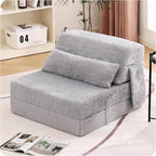 Convertible Folding Sofa Bed Single Size by TiitaHome