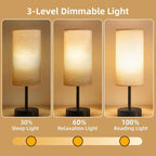 Table Lamp for Nightstand, High-Sensitivity Touch, 3-Level Dimmable Bedside Lamp - Image 3