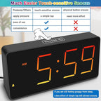 Peakeep Digital Alarm Clock for Bedroom Bedside, Large Display 5 Dimmers | - Image 8