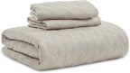 Bedsure King Size Quilt, Lightweight Comforter Set, Light Beige Bedspread | - Image 9
