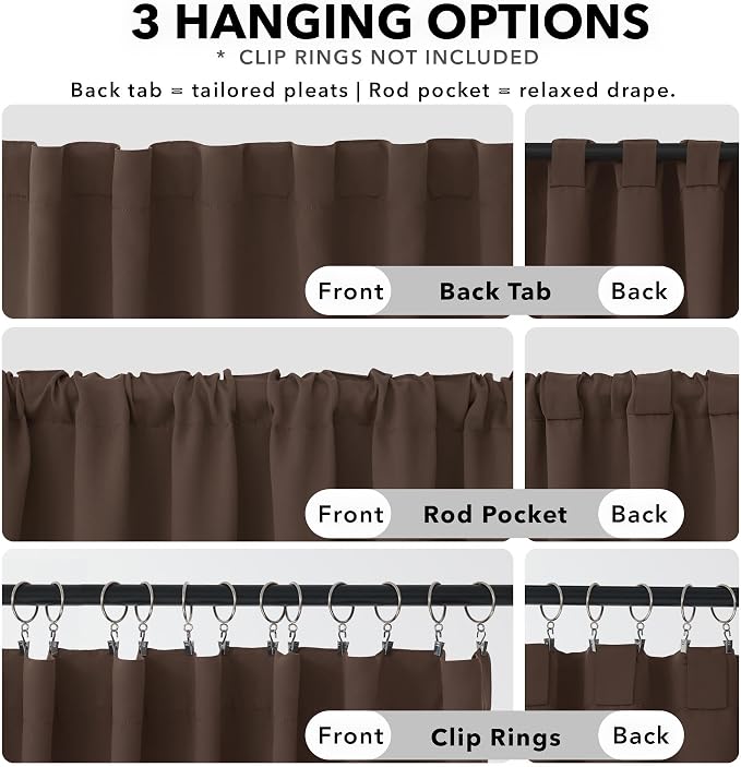 Deconovo Short Blackout Curtains - Image 2
