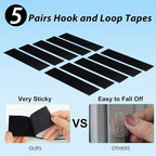 Vanten Upgraded Blackout Curtains, 100% Blackout Window Shades - Image 4