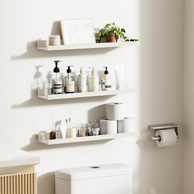upsimples Floating Shelves for Wall Decor and Storage, Nursery Room, Coffee Bar - Image 5