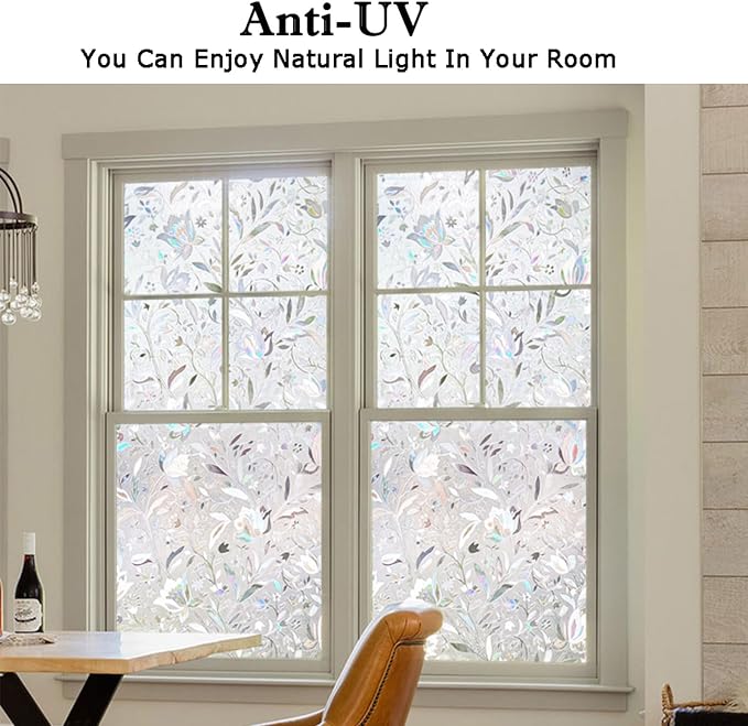 Kromapolis Privacy Window Film, Stained Glass Decorative, 11.8″ x 157.4″ | - Image 5