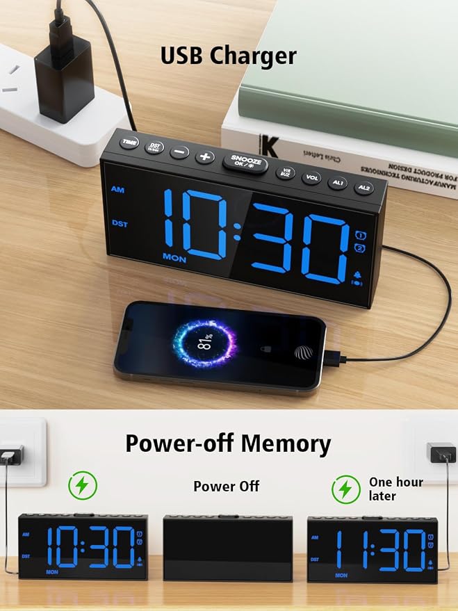 Vibrating Alarm Clock for Heavy Sleepers - Image 6