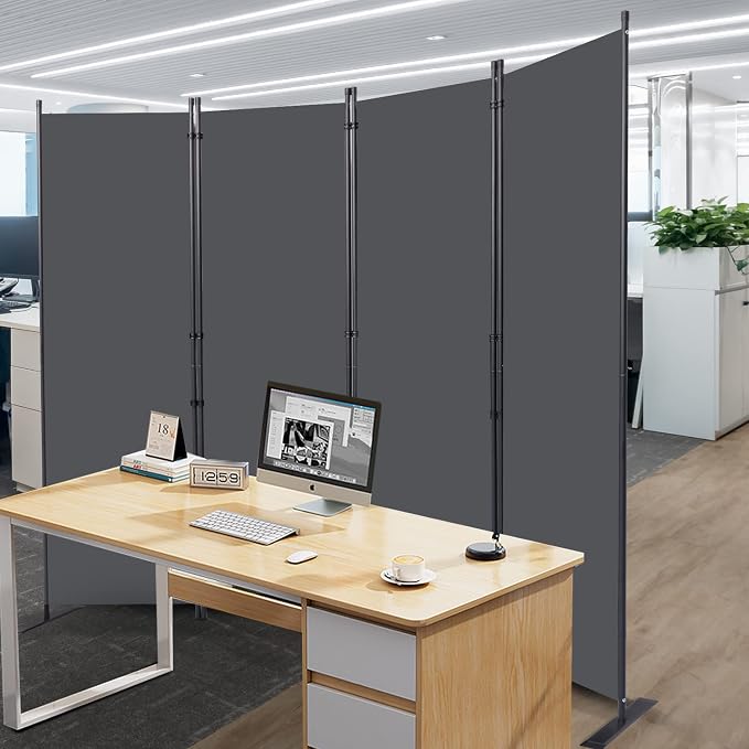 Room Divider, 4 Panel Folding Privacy Screens - Image 6