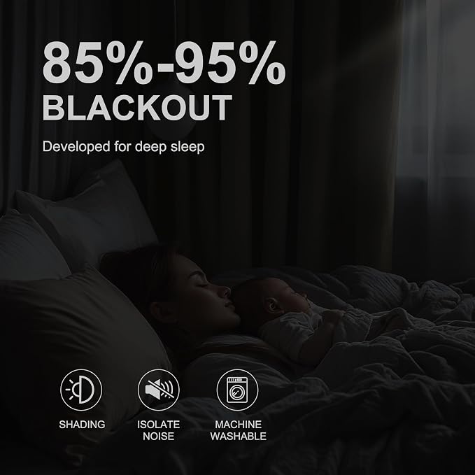 NICETOWN Plylux Blackout Curtains - Image 3